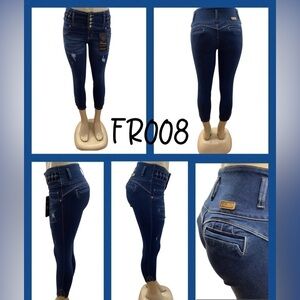 Franka Colombian Butt Lifting Capri Jean FR008 New With Tags